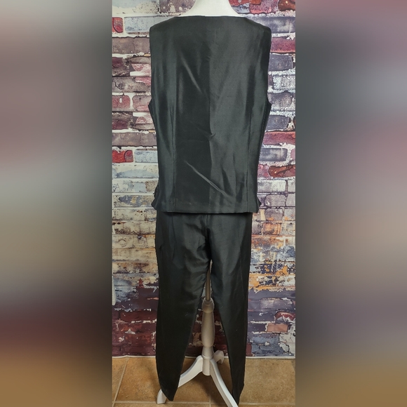 I.S.C. Silk Shantung Top/Pants - Picture 3 of 9